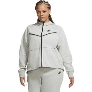 Nike - Nsw tch flc wr hoody fz plus Grey