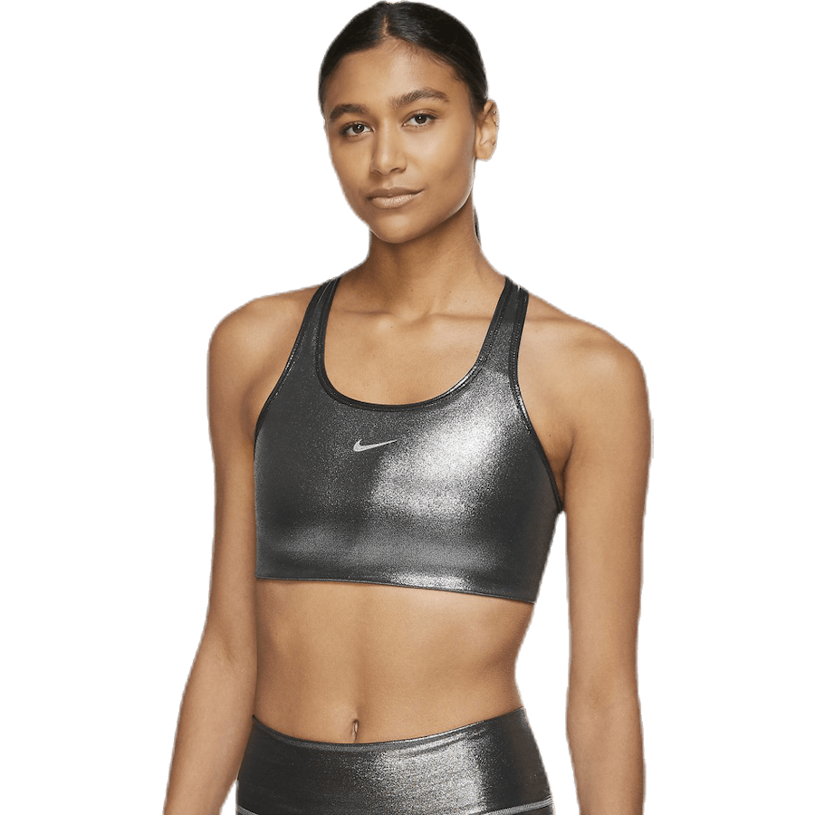 Nike - Swoosh Icon Clash Bra Black/Silver