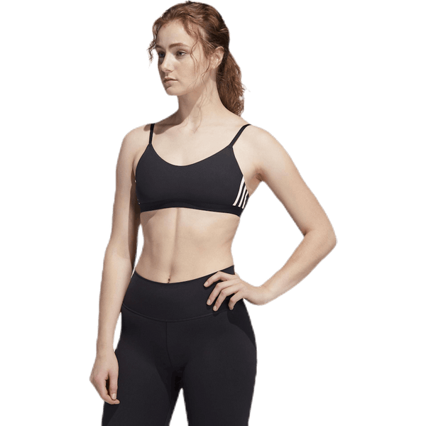Adidas - All Me 3 Stripe Bra Black / White