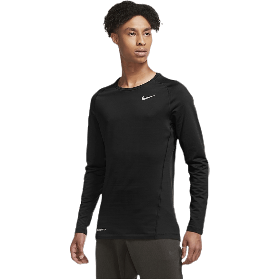 Nike - Pro Warm LS Top White/Black