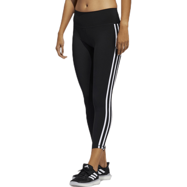Adidas - Believe This 2.0 3 Stripe 7/8 Tight Black / White