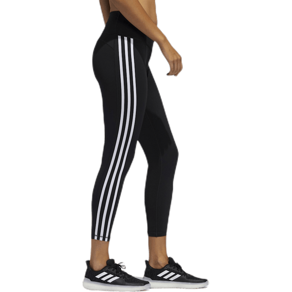 Adidas - Believe This 2.0 3 Stripe 7/8 Tight Black / White