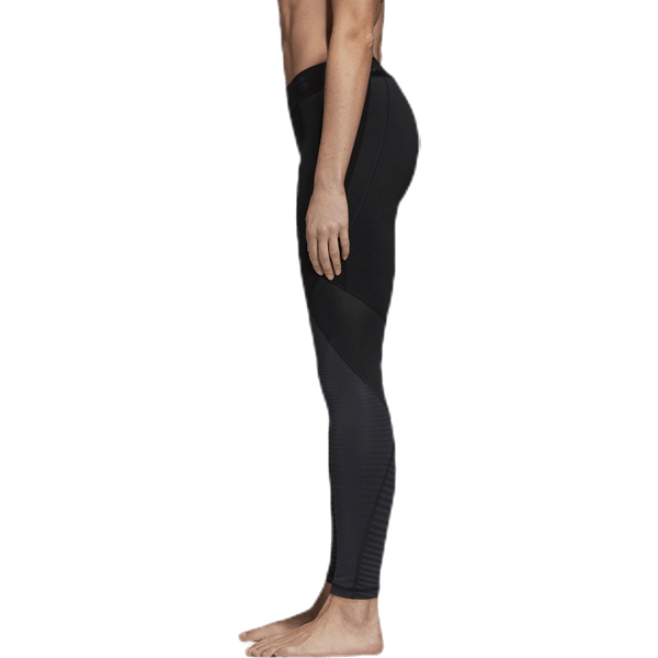 Adidas - Alphaskin Sport Graphic Long Tights Black