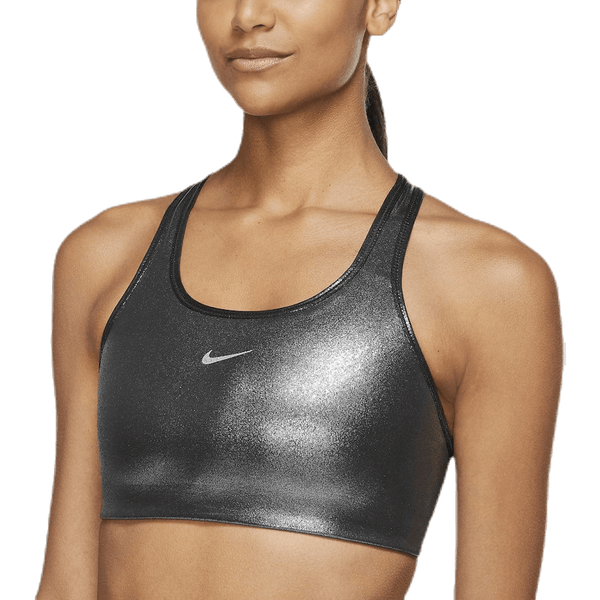 Nike - Swoosh Icon Clash Bra Black/Silver