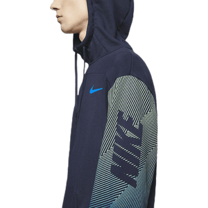 Nike - Dry Hoodie Linear Vision Po Blue