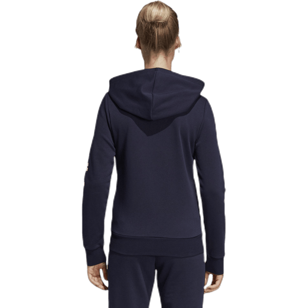 Adidas - Essentials Linear Full Zip Hoodie Legend Ink / White