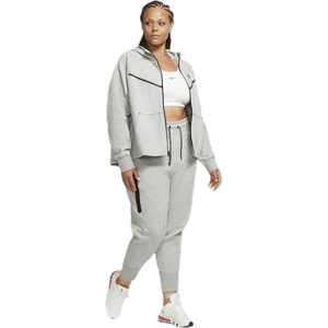 Nike - Nsw tch flc wr hoody fz plus Grey
