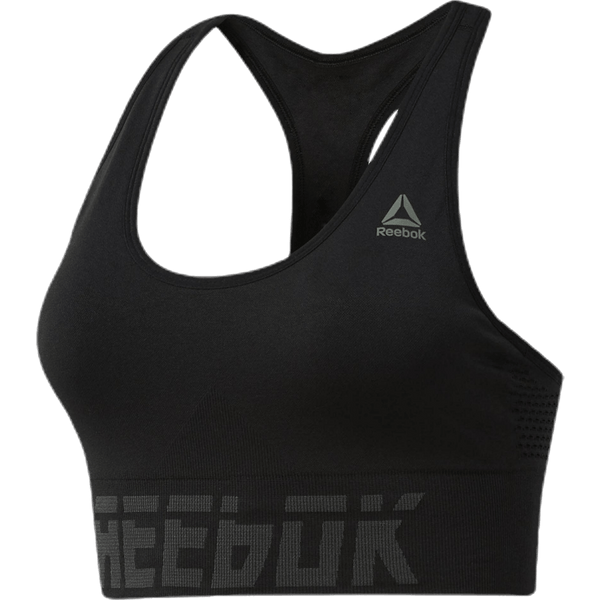 Reebok - WOR Meet You There Seamless Padded Bra Black