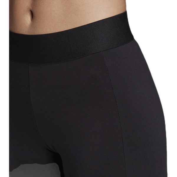 Adidas - W Stacked Logo Cotton Tights Black / White