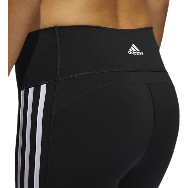 Adidas - Believe This 2.0 3 Stripe 7/8 Tight Black / White