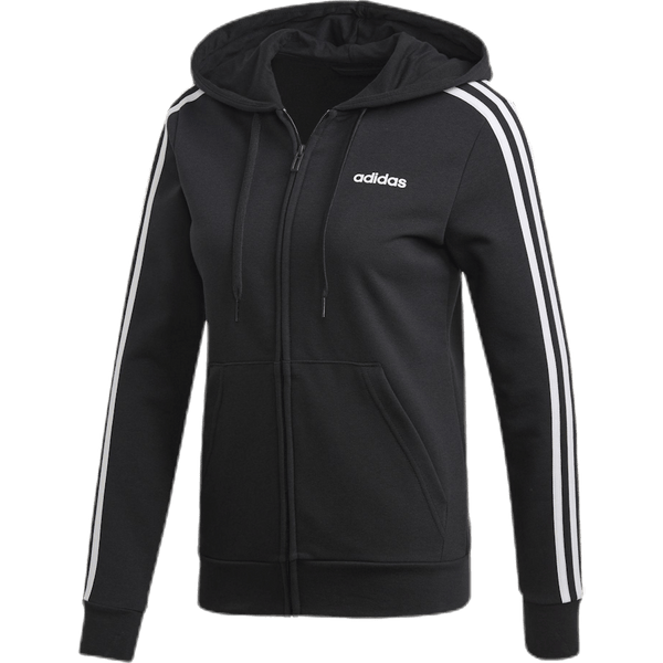 Adidas - Essentials 3S Full Zip Hoodie Black / White