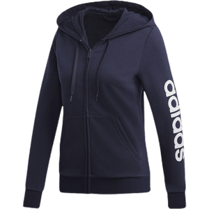 Adidas - Essentials Linear Full Zip Hoodie Legend Ink / White