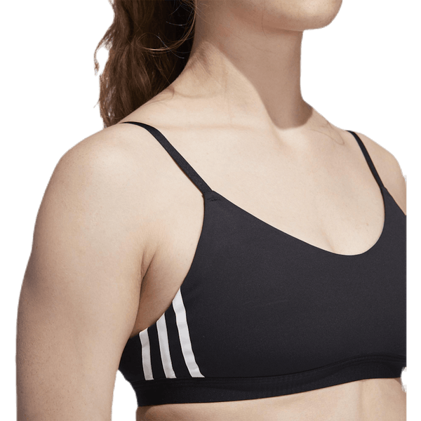 Adidas - All Me 3 Stripe Bra Black / White