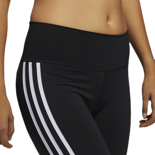 Adidas - Believe This 2.0 3 Stripe 7/8 Tight Black / White