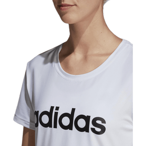 Adidas - D2M Logo Tee White