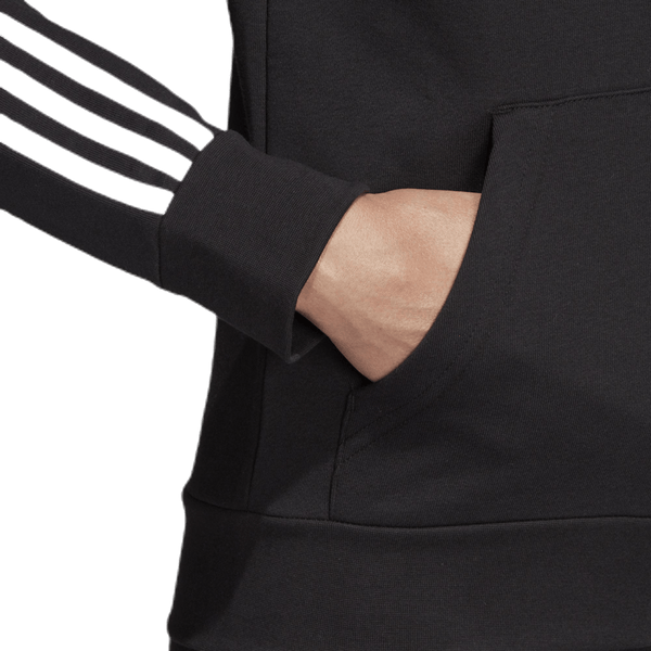 Adidas - Essentials 3S Full Zip Hoodie Black / White