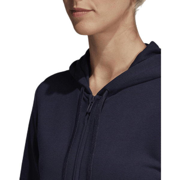 Adidas - Essentials Linear Full Zip Hoodie Legend Ink / White