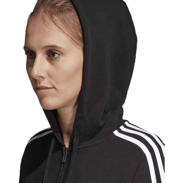 Adidas - Essentials 3S Full Zip Hoodie Black / White