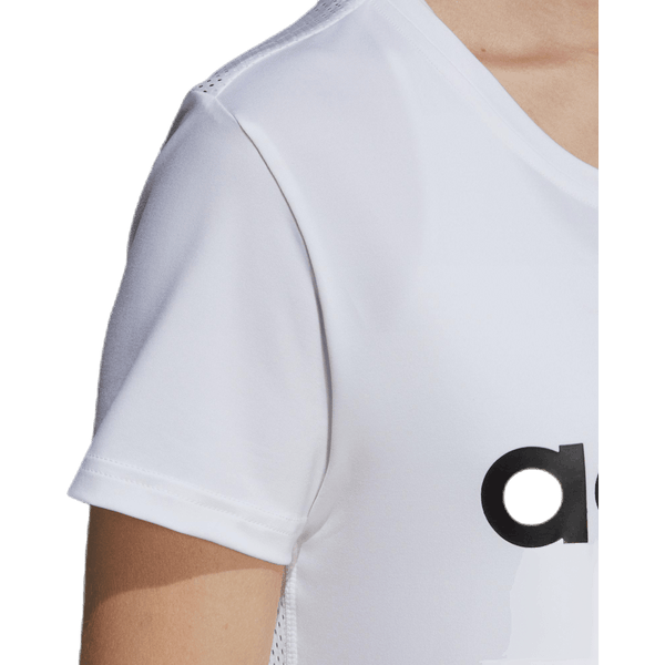 Adidas - D2M Logo Tee White