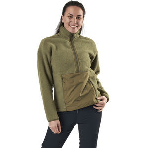 Salomon - Snowshelter Teddy Half Zip Green