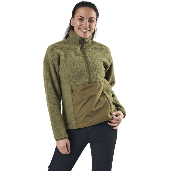 Salomon - Snowshelter Teddy Half Zip Green
