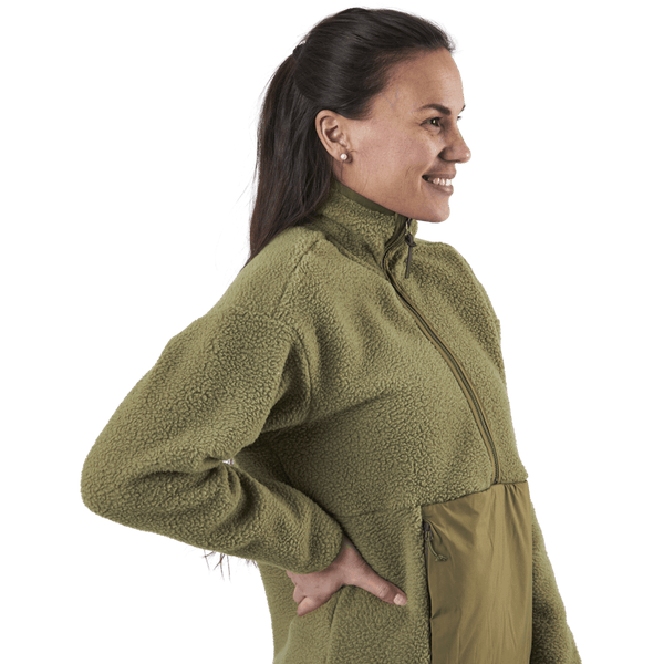Salomon - Snowshelter Teddy Half Zip Green