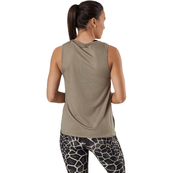 Casall - Drapy Muscle Tank Grey