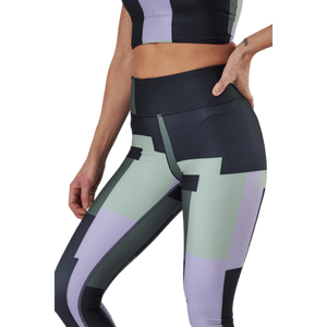 Casall - Printed Sport Tights Green