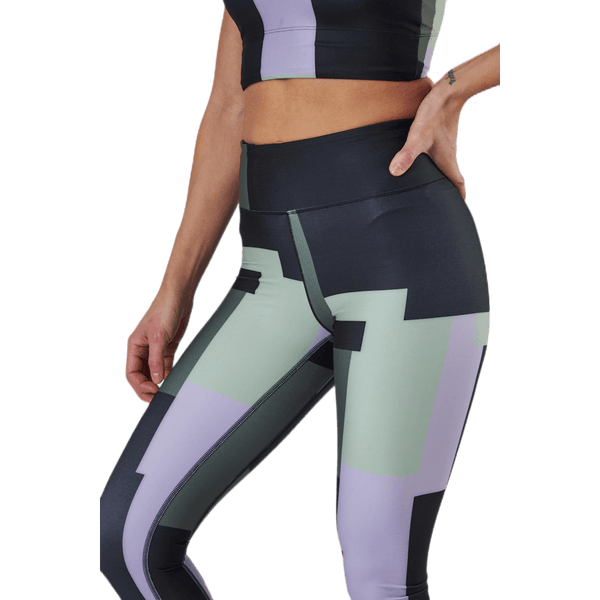 Casall - Printed Sport Tights Green