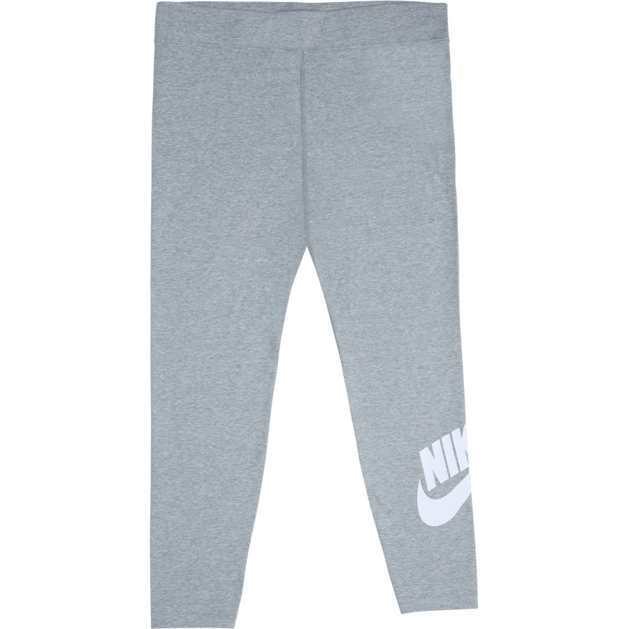 Nike - Sportswear Essential Women's High-Waisted Leggings (Plus Size) DK GREY HEATHER/WHITE