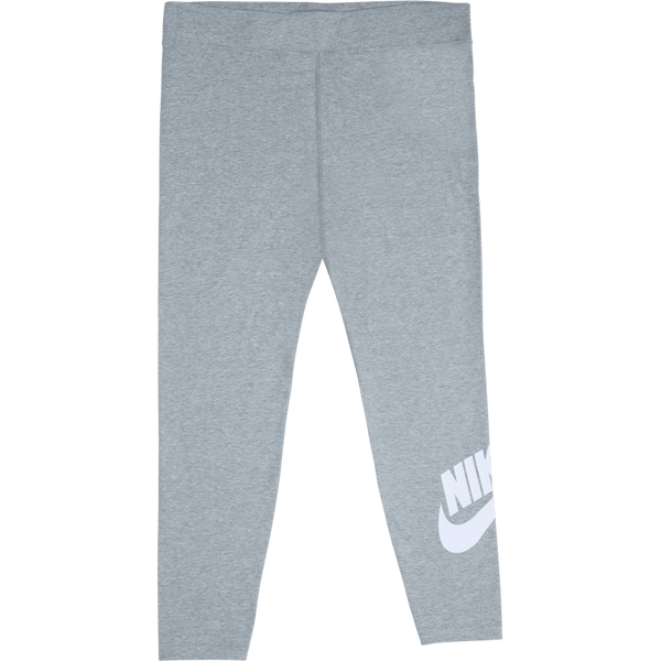Nike - Sportswear Essential Women's High-Waisted Leggings (Plus Size) DK GREY HEATHER/WHITE