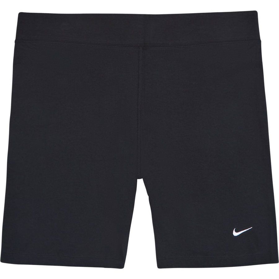 Nike - Sportswear Essential Women's Mid-Rise Bike Shorts (Plus Size) BLACK/WHITE