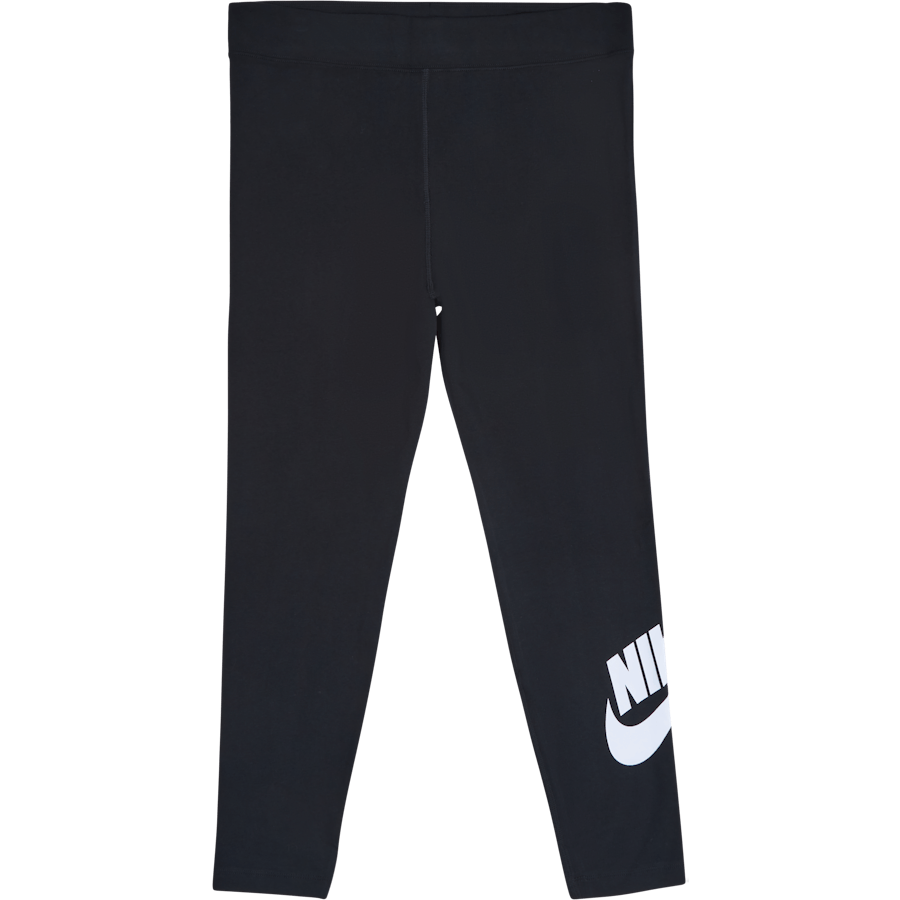 Nike - Sportswear Essential Women's High-Waisted Leggings (Plus Size) BLACK/WHITE