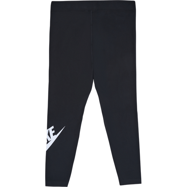 Nike - Sportswear Essential Women's High-Waisted Leggings (Plus Size) BLACK/WHITE