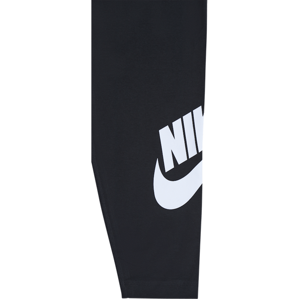Nike - Sportswear Essential Women's High-Waisted Leggings (Plus Size) BLACK/WHITE