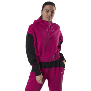Nike - Nsw Icn Clsh Hoodie Qz Mix Pink