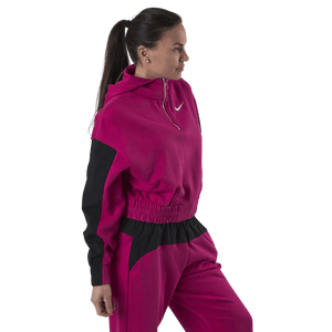 Nike - Nsw Icn Clsh Hoodie Qz Mix Pink