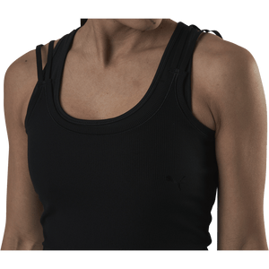 Puma - Studio Rib Tank Black