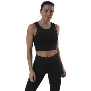 Puma - Studio Layered Crop Top Black