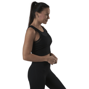 Puma - Studio Layered Crop Top Black