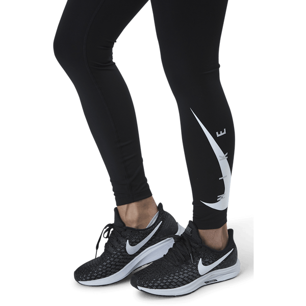Nike - Swoosh Run Tight 7/8 Black/Silver