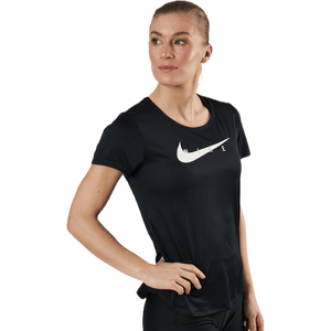 Nike - Swoosh Run Top SS Black/Silver