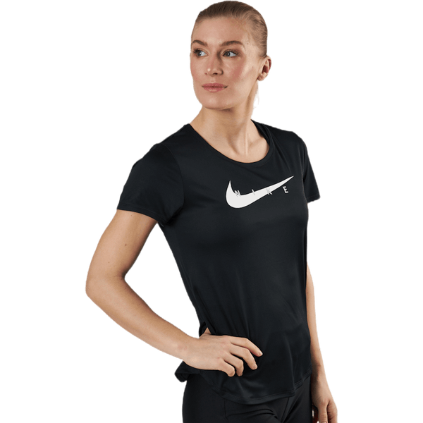 Nike - Swoosh Run Top SS Black/Silver