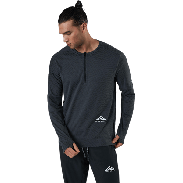 Nike - Dri-FIT Element 1/2-Zip Top Trail Black/Grey