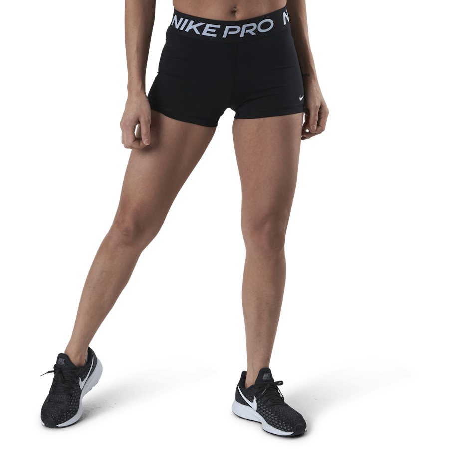 Nike - Nike Pro Women's 3" Shorts BLACK/WHITE