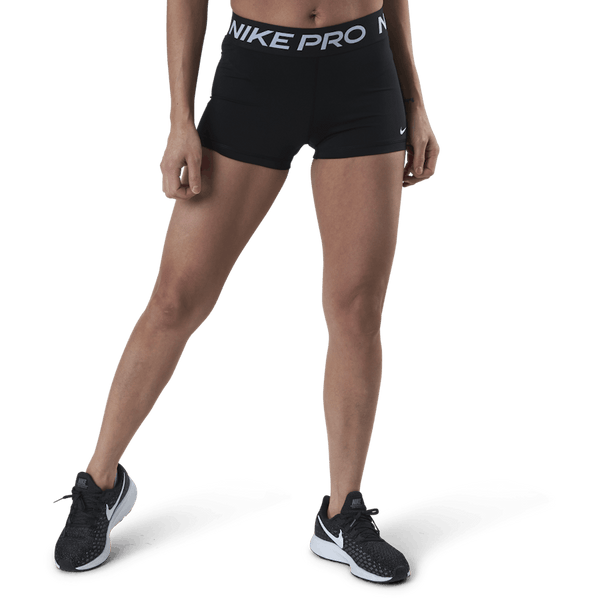 Nike - Nike Pro Women's 3" Shorts BLACK/WHITE
