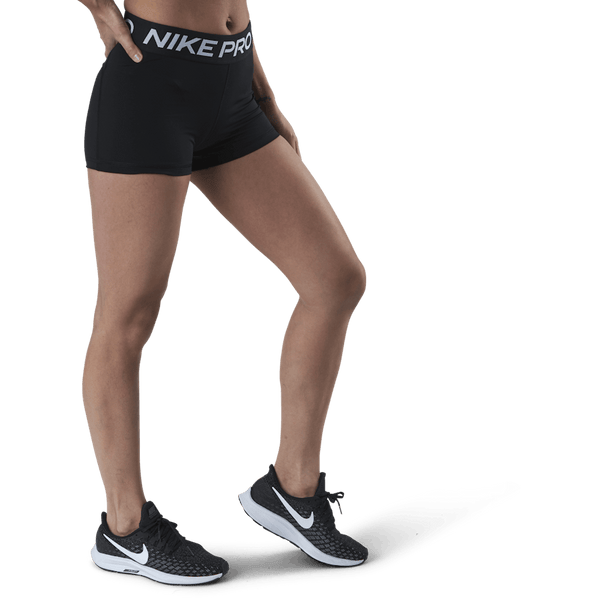 Nike - Nike Pro Women's 3" Shorts BLACK/WHITE