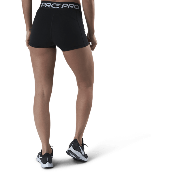 Nike - Nike Pro Women's 3" Shorts BLACK/WHITE