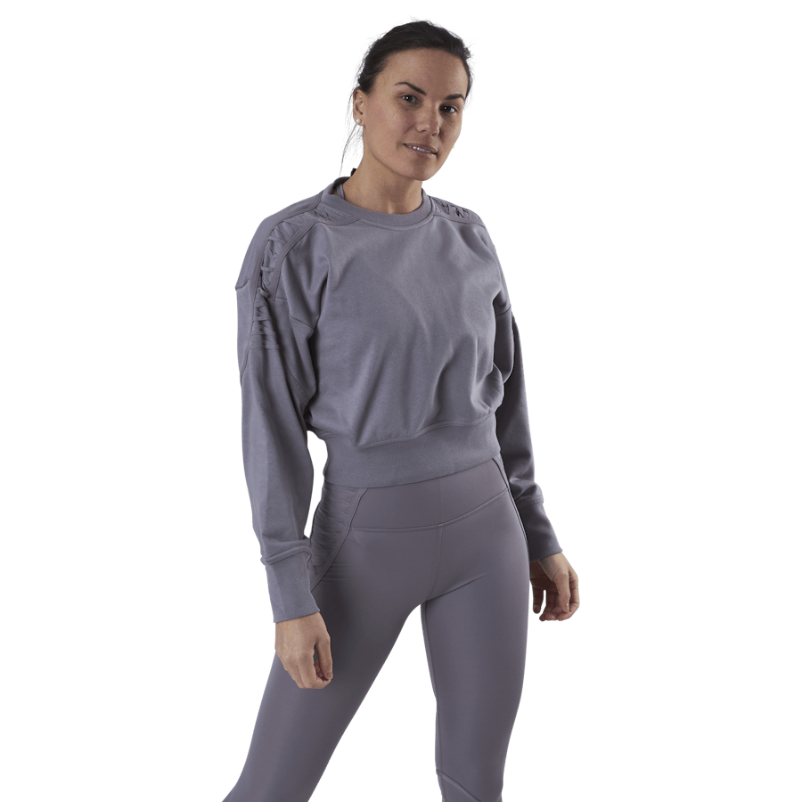 Nike - Therma Cropped Fleece LS Crew Purple