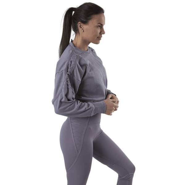 Nike - Therma Cropped Fleece LS Crew Purple